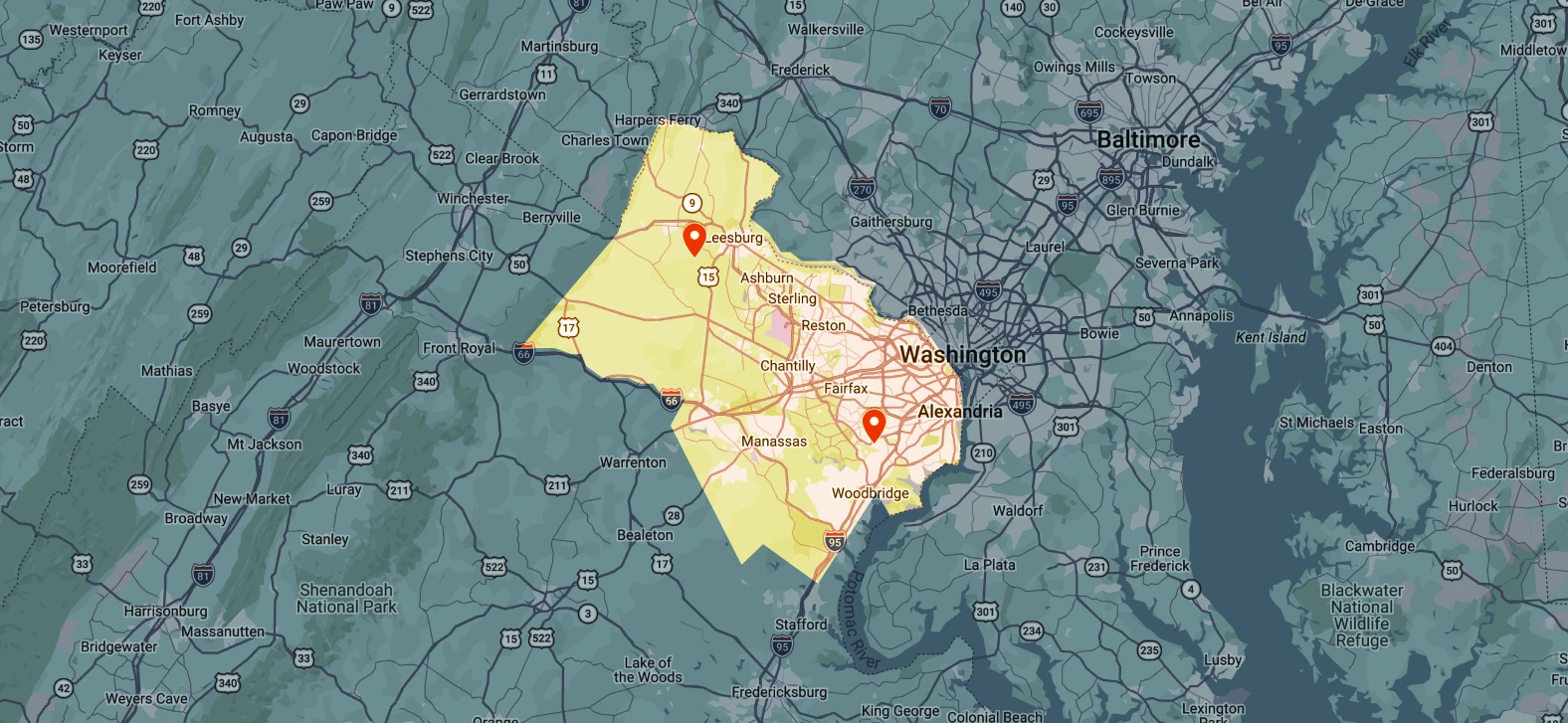 Map Form Full Width Frame
